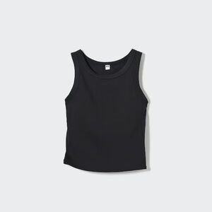 Uniqlo ribbed tank bra top size M